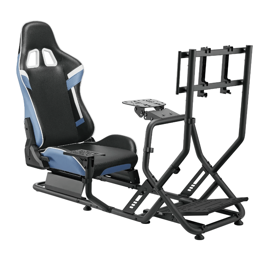 Racing Simulator Cockpit with Monitor Mount