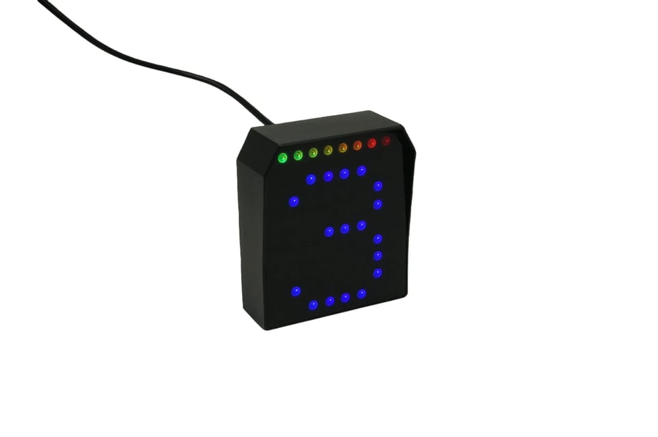 SIMPUSH racing dashboard speed light, gear, flag